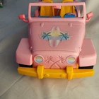 2008 Mattel Barbie & Ken Malibu Beach Party Cruiser Pink Orange Jeep Neon