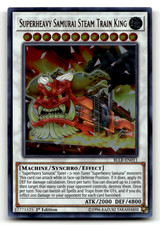 Superheavy Samurai Steam Train King BLLR-EN011  Ultra Rare Battles of Legend: Li