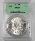 1896 Morgan Silver Dollar - PCGS Certified MS64 !!