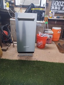 KitchenAid Air Cooled Ice Machine Swing Door Stainless Steel