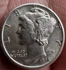 1945 Mercury Dime  S - BU  - Uncirculated - SILVER
