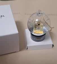 Chanel beauty 2025 mini Snow Globe Christmas Ornament