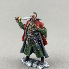 Zaporozhian Cossack 54 mm 1/32, Painted tin soldier figure, Collectible figurine