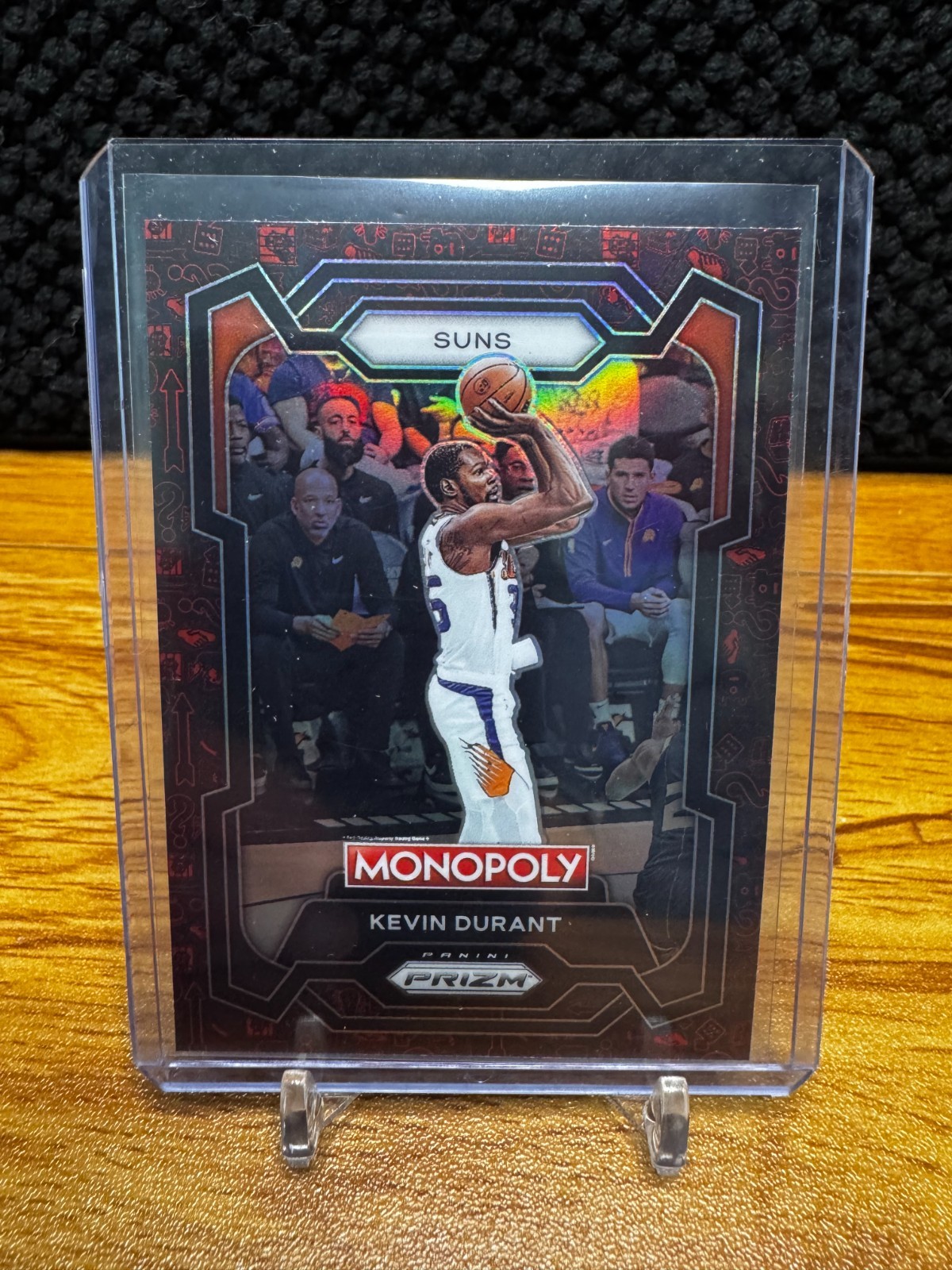 2023-24 Panini Prizm Monopoly - Kevin Durant #70 Red Pattern Prizm