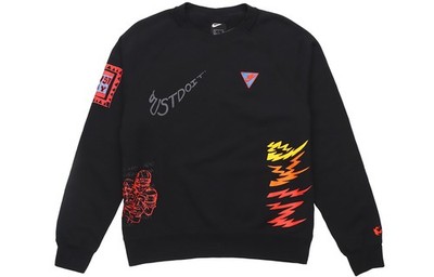Nike Sportswear NSW 3M Reflective Graffiti Print Pullover Sweatshirt