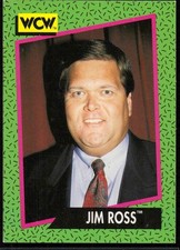 Jim Ross 1991 Impel WCW #154 Rookie