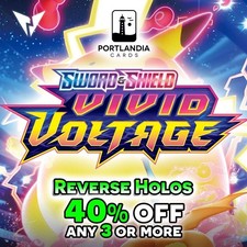 Pokemon - SWSH Vivid Voltage - Reverse & Standard Holo Singles