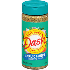 Dash Salt-Free Seasoning Blend, Garlic  Herb, 6.75 Ounce