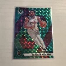 2024-25 Panini Mosaic Green Mosaic Prizm Donovan Mitchell #102 Cavaliers