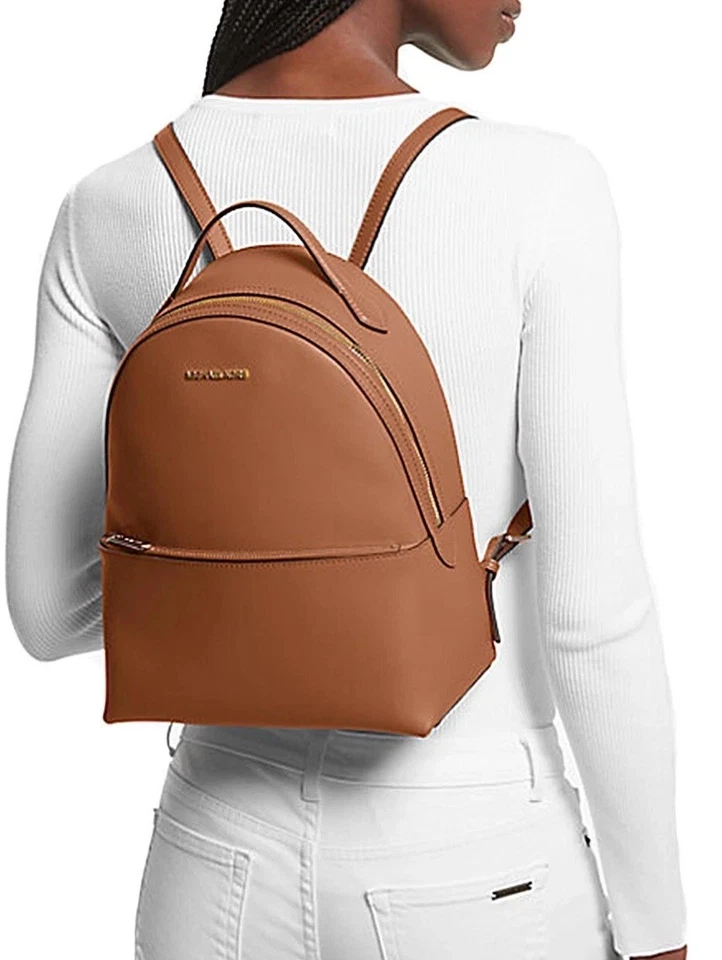 Michael Kors Sac À Dos Femme MK Sheila MD PKT Luggage Neuf - Photo 4/4