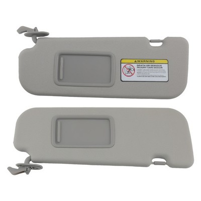 Pair Driver & Passenger Side Sun Visor for Hyundai Veloster 85220-2V140-TX 12-15