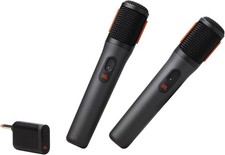 JBL PartyBox Wireless Mic 2X Digital Wireless Microphones, Rechargeable Battery