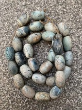 Wonderful Pure Tibetan Natural Old Agate Dzi Beads Short necklace