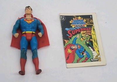 Superman Super Powers DC Comics Kenner 1984 Vintage Action Figure + Booklet