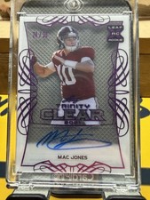 2021 Leaf Trinity Clear Auto Mac Jones #CA-MJ1 Pink Foil /30 (AU, RC)