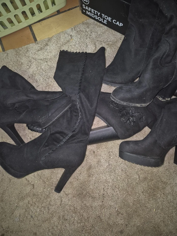 Schuh Stiefel PAKET Gr 38, - Bild 3 von 3