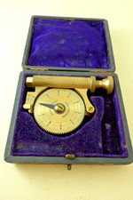 Antique Casartelli Tachometer Original Case Rare Maker Good A1115 Antique Casartelli Tachometer Original Case Rare Maker Good A1115
