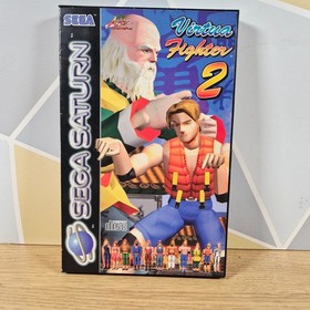 Vintage Virtua Fighter 2 1995 Sega Saturn 3D Fighting Video Game with Manual