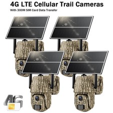 4G LTE Solar Trail Cameras Outdoor Wireless - No WiFi Needed Security Cameras, 2