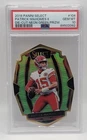 2018 Panini Select - Premier Level Patrick Mahomes II #104 Neon Green Prizm /49