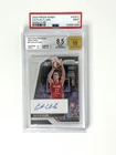 CAITLIN CLARK 2024 PANINI PRIZM WNBA ROOKIE SIGNATURES RC AUTO BGS 8.5 WAS PSA 9