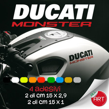 Ducati monster 4 adesivi per serbatoio decalcomanie logo monster moto vinile