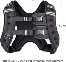 Prodigen Training / Weighted Vest for Women and Men 12 Lbs with Reflective