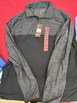 Active Half-Zip Long Sleeve Summer Gap Fit Mocknet Stretch Shirt XL FREE SHIP