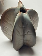 Vintage Cortendorf Goebel Vase in Stern Frucht Form cream braun 18 cm
