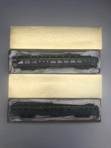 Roundhouse 60820 & 60840 Kit Built Pullman Palace ATSF Diner & Observation Cars | Zustand: Used