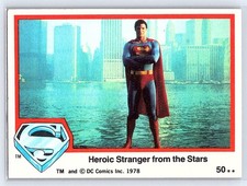 1978 Topps Superman-Movie #50 - Heroic Strange from the Stars