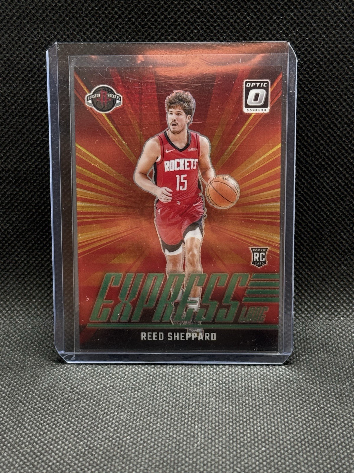 2024-25 Donruss Optic - Express Lane Reed Sheppard #16 Green Hyper Prizm /249