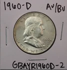 1960-D Franklin Half Dollar AU/BU