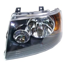 Headlight Left Black Bezel Clear Ford Expedition 03-06 114-00746BL