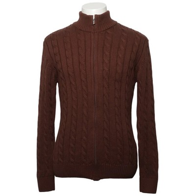 Felix Hardy, Strickjacke, Herren, Größe: M, Braun, Acryl/Baumwolle #Iqj