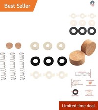 14Pcs Trumpet Valve Spring Felt Cork Pad Set Compatible for B Flat Trumpet Re...