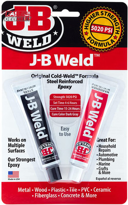 J-B Weld 8265S Original Cold-Weld Steel Reinforced Epoxy - 2 Oz.