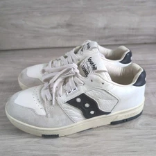 Men's Saucony Sonic Low Casual Suede Shoes Beige / Blue  S70788-2  Size 7.5