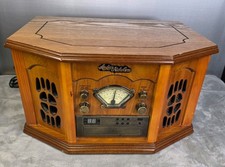 Anders Nicholson F-900 Record Player CD Cassette Radio Turntable AUX