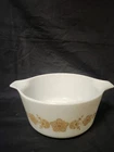 Vintage Pyrex Butterfly Gold # 474-B Cinderella Mixing Bowl 1.5 QT