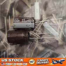 4 pieces 22uf NICHICON 450V great for tube amps VY(M) 12mm X 25mm
