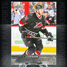 2015-16 UD Series 2 - Jaccob Slavin Rookie RC YOUNG GUNS - #469 HURRICANES MINT
