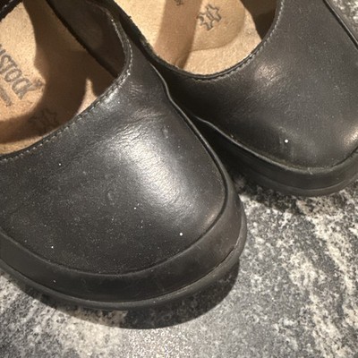 Birkenstock Iona Mary Jane Shoes Women's Black Leather Comfort