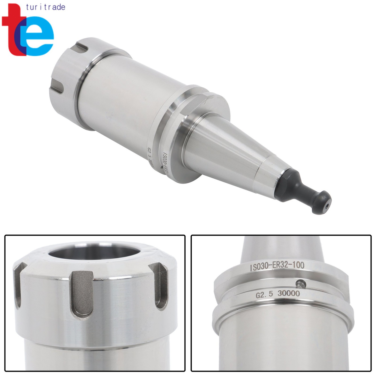 High Speed ISO30 ER32 Tool Holder 100mm G2.5 Balanced 30000 RPM thumbnail 22