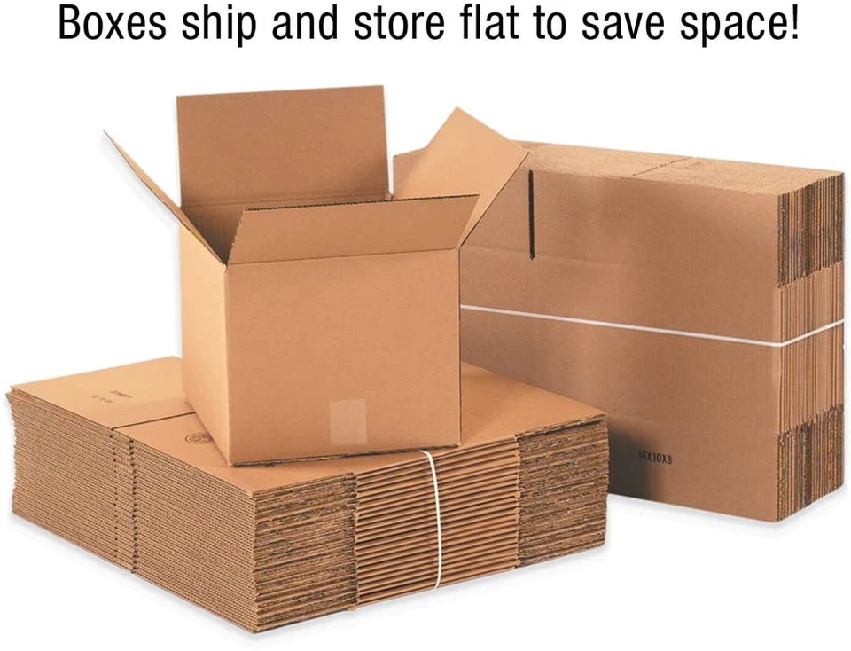 Boxes Fast Side Loading Corrugated Cardboard Shipping Boxes, 30" x 5" x 24", Pac - Image 3 of 4