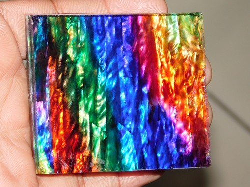 HUGE 482Ct Natural Ammolite Opal-Like Organic Doublet Rew Rough Loose Gemstone - Imagen 4 de 8