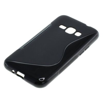 OTB TPU CASE KOMPATIBEL ZU SAMSUNG GALAXY J1 (2016) SM J120 S CURVE SCHWARZ