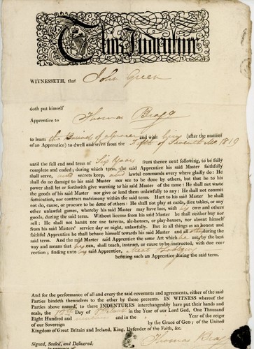 1819 INDENTURE JOHN GREEN to THOMAS BRAGG GROCER LISBURN IRELAND - Picture 2 of 4