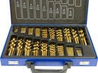 Metallbohrer-Set 170-tlg. 1-10 mm HSS-R EG TiN Spiralbohrer DIN 338 - PeTools