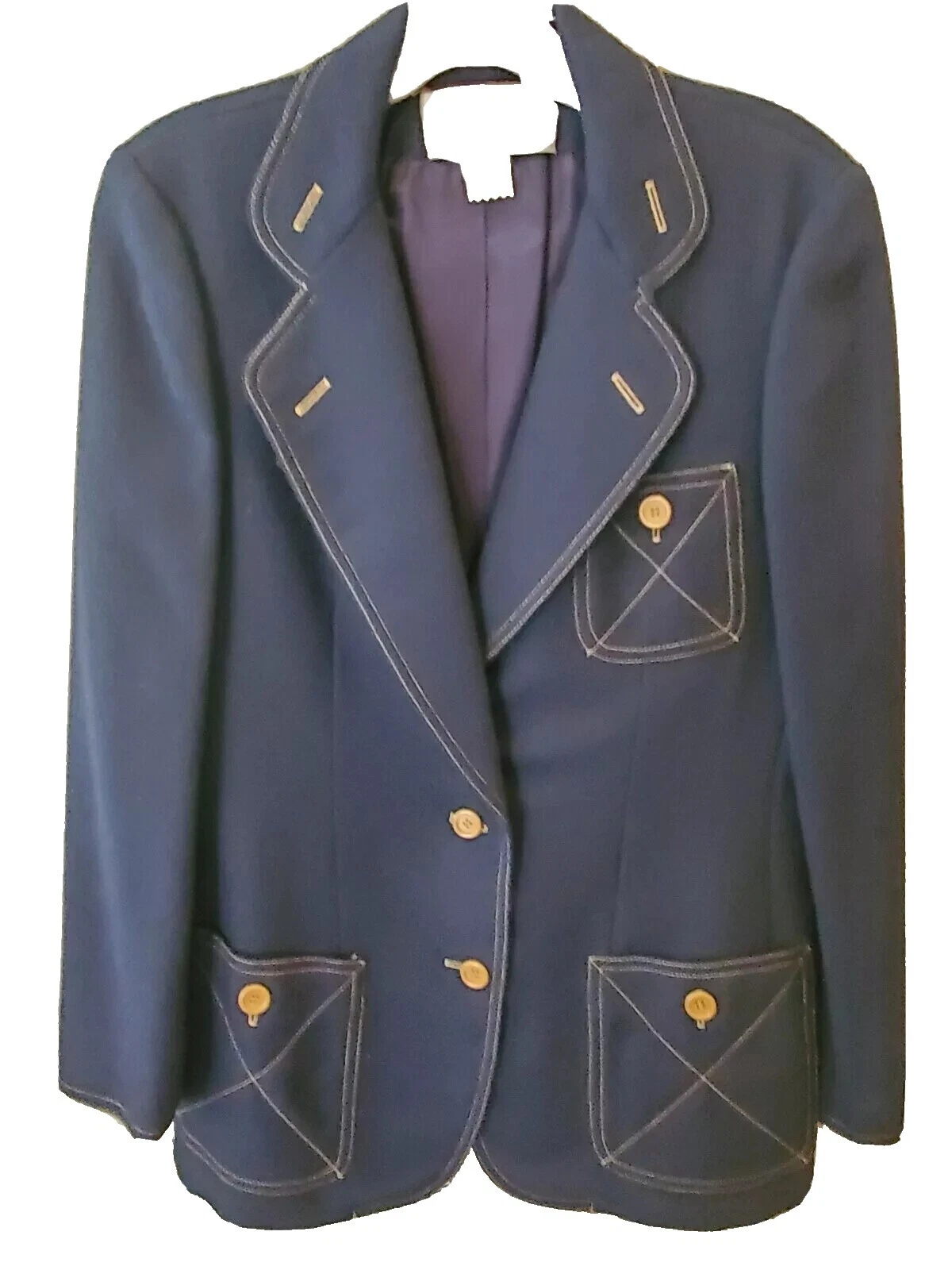 Bill Blass 100% LANA Ropa Vintage para Mujeres